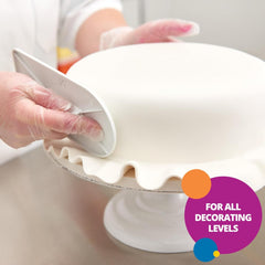 Renshaw unwrapped white fondant block showing smooth texture benefit