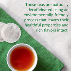 Loose black tea leaves from The Republic of Tea showing texture and robust flavor