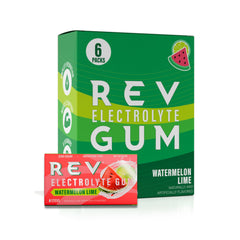 REV front packaging showing watermelon lime flavor and benefits