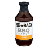 Rib Rack front bottle showing full 19 oz label and serving suggestion benefit