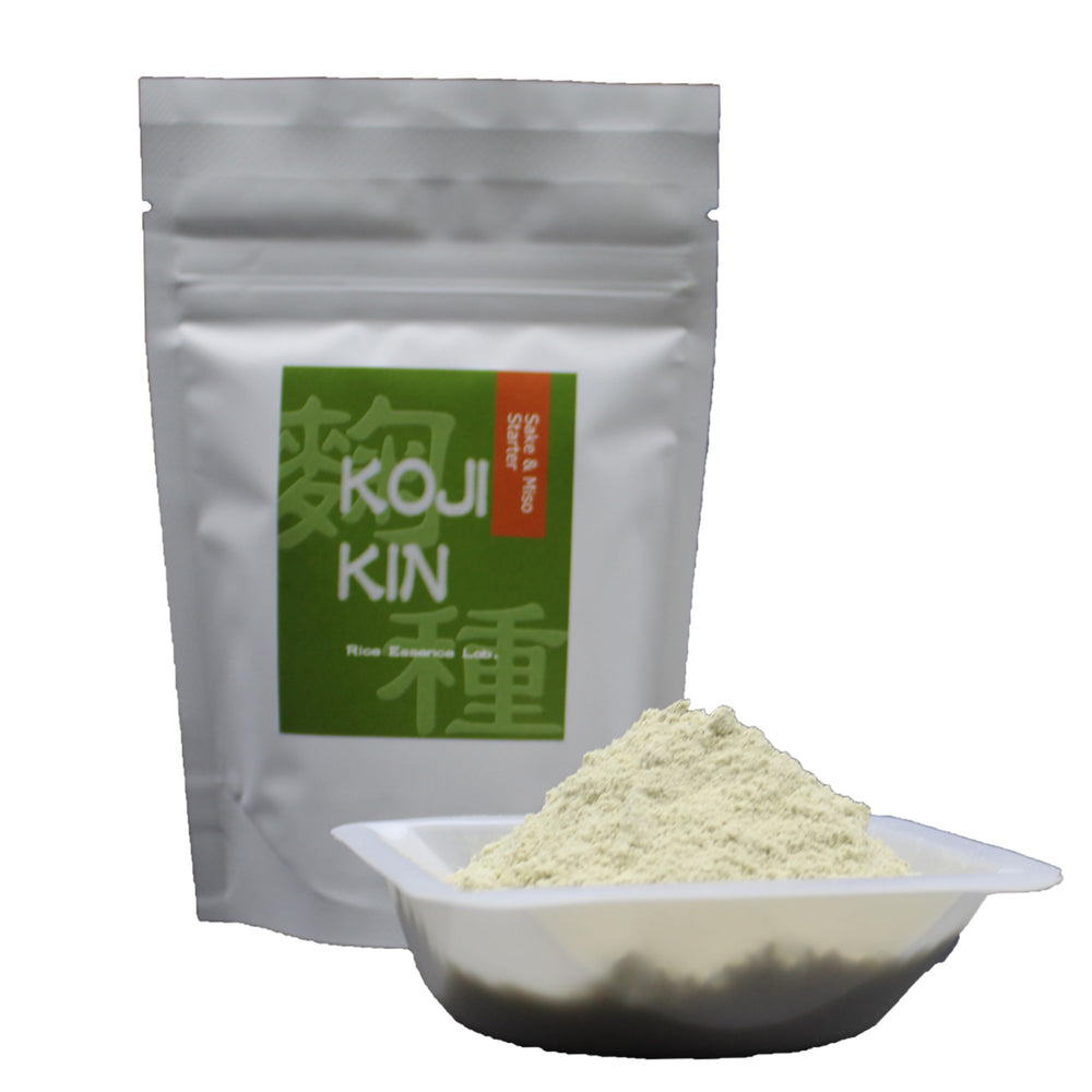 Rice Essence packaging front view showing koji starter benefits