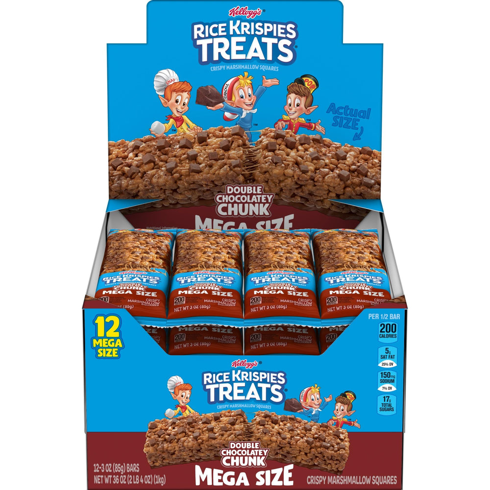 Rice Krispies Treats front box showing packaging and portion convenience