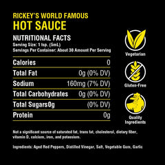 Rickey's World Famous Sauce close-up of thick pepper mash texture for bold flavor