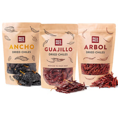 RICO RICO front packaging trio showing resealable bags and label benefit of freshness