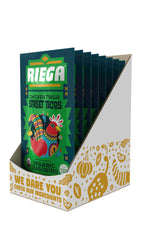Riega close-up of powder texture highlighting organic spices and clean ingredients