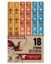 Righteous Felon front pack shot showing 18-count bold spicy variety