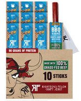 Righteous Felon front package showing 10-count box and branding, clear benefit portability