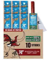 Righteous Felon front package showing 10-count box and branding, clear benefit portability