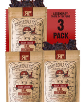 RIGHTEOUS FELON front packaging showing OG Hickory and benefits