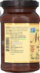 Rigoni di Asiago open jar with spoon displaying creamy spreadable texture benefit