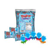 Ring Pop front packaging showing 30-count bag and bright cotton candy appeal
