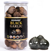 RioRand jar front view showing label and natural fermented garlic benefit convenience
