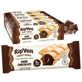 Rip Van Wafels front packaging showing 12-pack and low-calorie benefit
