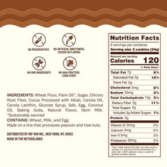 Rip Van Wafels cookie interior texture showing fudgy center benefit