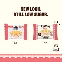 Rip Van individual wrapper highlighting portion control benefit