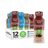 Ripple front packaging showing bottle and label with quick grab-and-go benefit