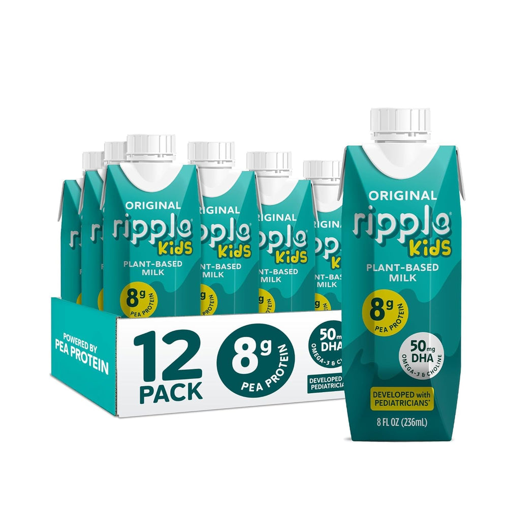 Ripple front carton view showing branding and kid-friendly design benefits convenience