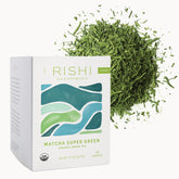 Rishi Tea front packaging showing the 15-count box and organic badge