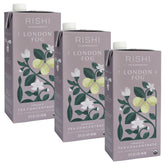 Rishi Tea front packaging showing bottle and label, clear product identification and quick use benefit