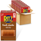 RITZ front box showing whole wheat Fresh Stacks and branding for pantry convenience