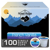 Roast Ridge front packaging showing 100-count convenience and clear branding