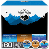 Roast Ridge front packaging showing variety pack and benefits