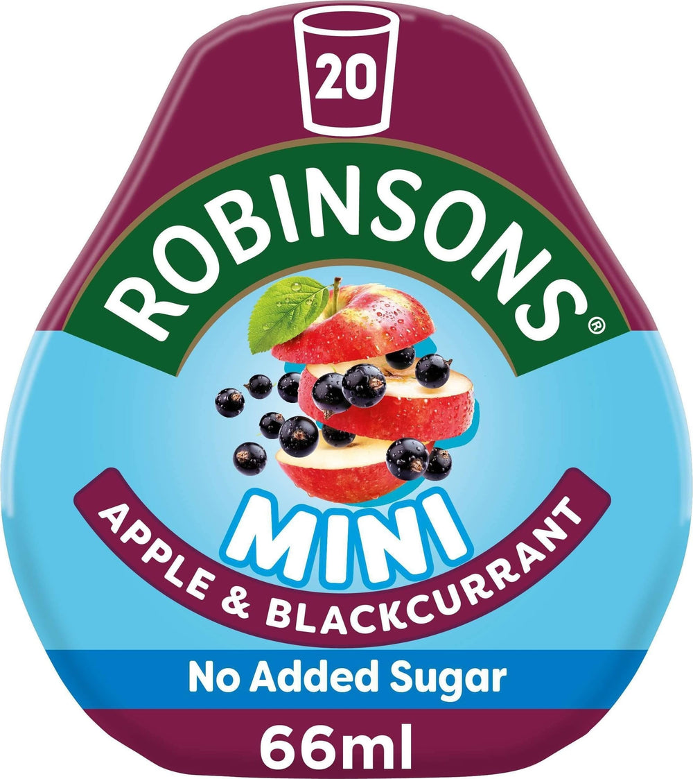 Robinsons front packaging showing compact two-bottle pack and portability benefit