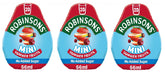 Robinsons front packaging showing three pouches and clear branding for quick recognition
