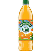 Robinsons bottle front packaging showing brand and orange concentrate benefit