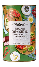 Roland Foods front of 4.1 liter can showing label and volume for bulk use