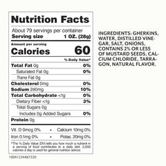 Roland Foods sliced cornichons tossed in salad adding bright acidity and crunch