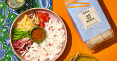 Roland close-up of noodle texture highlighting tender chewy benefit