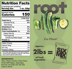 Root close-up of chip texture highlighting crispness and avocado oil finish