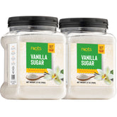 Roots Circle front packaging showing jar and label for pantry-ready vanilla sugar