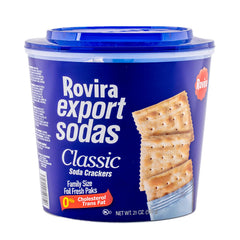 Rovira front bucket packaging showing brand and easy access benefit