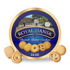 Royal Dansk front tin showing giftable packaging and premium look