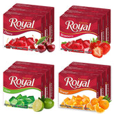 Royal front packaging showing assorted fruit flavors and multipack convenience