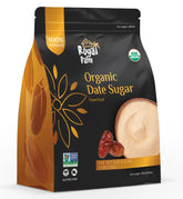 Royal Palm front packaging showing 16oz organic date sugar for baking