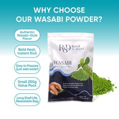 Royal Seafood Distribution mixing powder into paste demonstrating quick preparation benefit