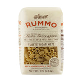 Rummo front packaging showing three 16 oz bags and product branding benefit authenticity