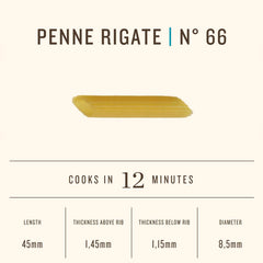 Rummo cooked rigatoni texture showing firm al dente benefit
