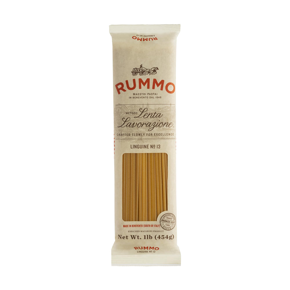 Rummo front packaging showing brand and product for pantry convenience