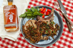 Runamok glazed salmon with smoked maple showing savory shine and flavor boost