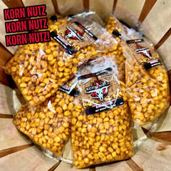Close-up of RunninWild BBQ kernel texture highlighting roasted crunch and soft bite