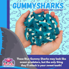 R.U.S. Candy shark-shaped detail displays playful ocean-themed design