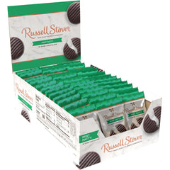 Russell Stover front packaging showing 36-count and mint chocolate branding for gifting