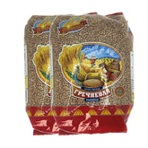 Russkoe Pole front packaging showing two 53 oz bags and clear branding benefit: pantry-ready supply