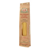 Rustichella d'Abruzzo front packaging showing 500g box and brand benefit