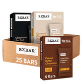 RXBAR front packaging showing variety case and quick grab convenience