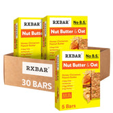 RXBAR front packaging showing honey cinnamon peanut butter bars for quick selection